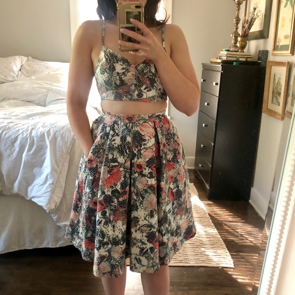 Floral 2-piece Dress
